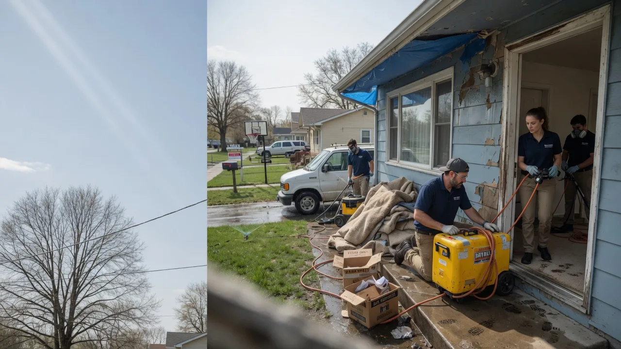 Basement Flood Cleanup in Healy, KS near me